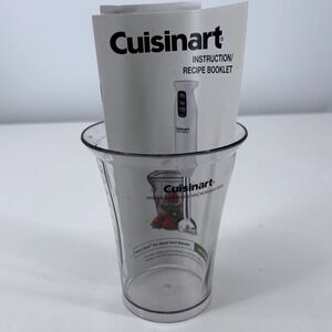 Cuisinart Smart Stick CSB-75 Series Replacement 16oz Beaker & Recipe Booklet